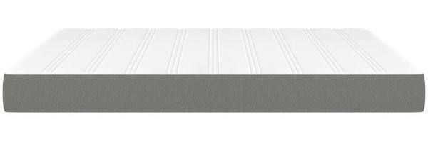vidaXL Taschenfederkernmatratze Mittel Dunkelgrau 180x200x20 cm Stoff 347835 Bild 4