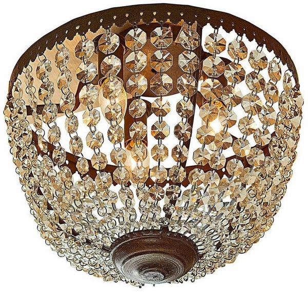 Mirabeau Hängeleuchten Deckenlampe Tarim braun/klar