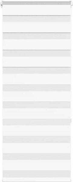 vidaXL Doppelrollo Weiß 60x150 cm Stoffbreite 55,9 cm Polyester 4014747