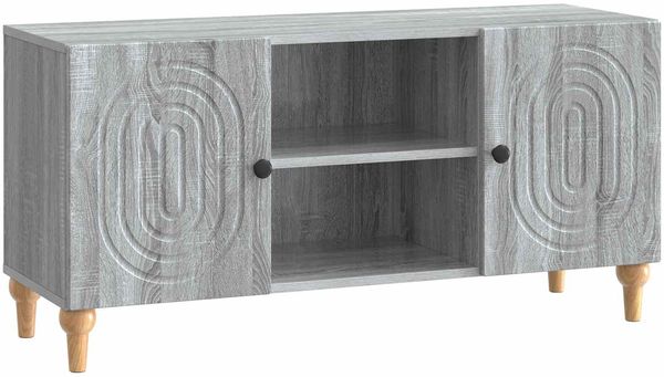 vidaXL TV-Schränk Graues Sonoma 102 x 34,5 x 50 cm Holzwerkstoff 894241