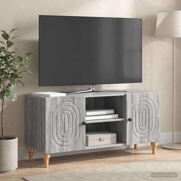 vidaXL TV-Schränk Graues Sonoma 102 x 34,5 x 50 cm Holzwerkstoff 894241