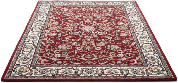 THEKO Wollteppich Royal Orient Isfahan, rechteckig, Höhe: 14 mm, handgetuftet, Orient-Optik, reine Wolle