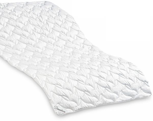 Baumwollauflage Matratzenauflage Unterbett 160x200 cm 100% Baumwolle kochfest