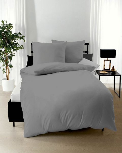 Kaeppel Bettwäsche Uni, Mako-Satin, 2 teilig, Unifarben