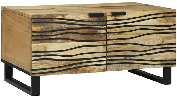 vidaXL Couchtisch Natur 80 x 50 x 40 cm Holzwerkstoff 4017941