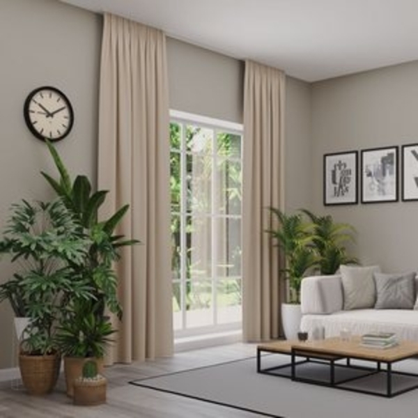 Neutex for you! Verdunkelungsvorhang INSULA, Multifunktionsband (1 St), abdunkelnd, Uni-Dimout für starke Verdunklung, nach Maß Bild 6