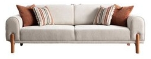 Villa Möbel Sofa Adonis, 1 Stk. 3-Sitzer, mit Relax-/Bettfunktion durch umklappbare Rückenlehne Bild 6