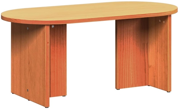 vidaXL Couchtisch Wachsbraun 80 x 39,5 x 35 cm Massivholz Kiefer 873543