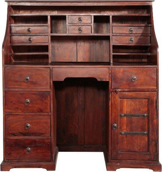 Sekretär Akazie 128x58x138 nougat lackiert OXFORD #516
