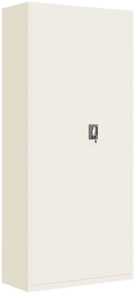 vidaXL Aktenschrank Weiß 90x40x240 cm Stahl 3188315 Bild 6