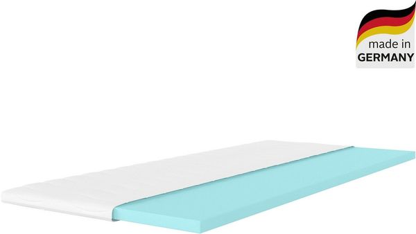 Älgdröm, Topper Tornby Topper 90x200 cm,180x200 cm, in 4 Härtegraden, 6 cm hoch, Kaltschaum, Matratze & Boxspringbett, Allergiker geeignet (Hausstauballergiker)