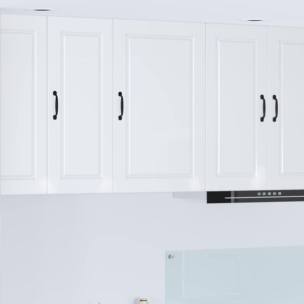 vidaXL Wandschrank PORTO Hochglanz Weiß 50 x 31 x 80 cm Holzwerkstoff 885389