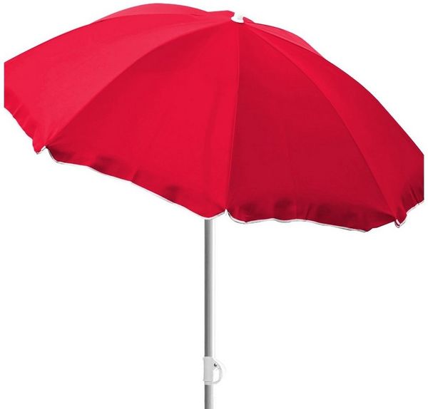 Mojawo Ampelschirm Sonnenschirm rund Ø1,80m rot Nylon