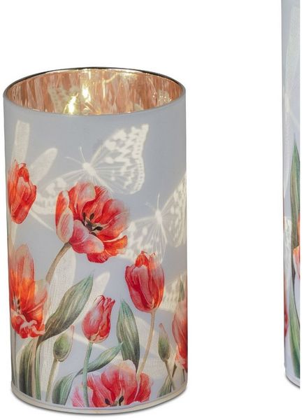 formano LED Tischleuchte Frühlingszeit, LED, mit Timerfunktion, Mehrfarbig, Tulpen, H: 15.5cm