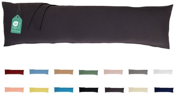 livessa Seitenschläferkissen mit bezug 40x145 cm - Schwangersschaftskissen - Schlafkissen, Kissen mit Bezug, Seitenschläferkissen : 100% Mikrofaser, Kissenbezug: 100% Baumwolle, Stillkissen mit Kissenbezug