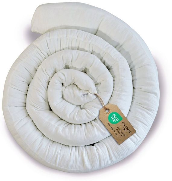 lilimaus Nestchenschlange Bettschlange Babybett aus Musselin Baumwolle - 12 Farben, (1-tlg), Bettschlange Babybett aus Musselin Baumwolle, kuschelig