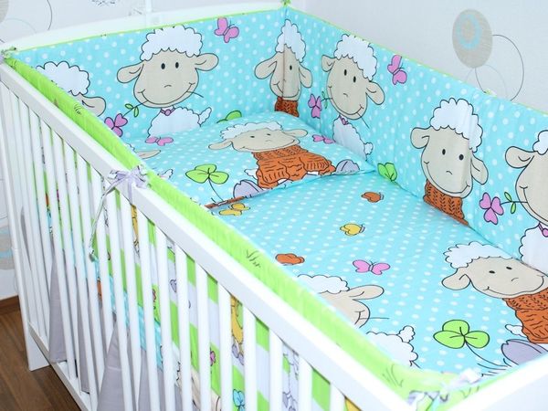 Primawela Bettnestchen Nestchen 360 cm Bettumrandung Baby Bett Kinder Nest Kopfumrandung
