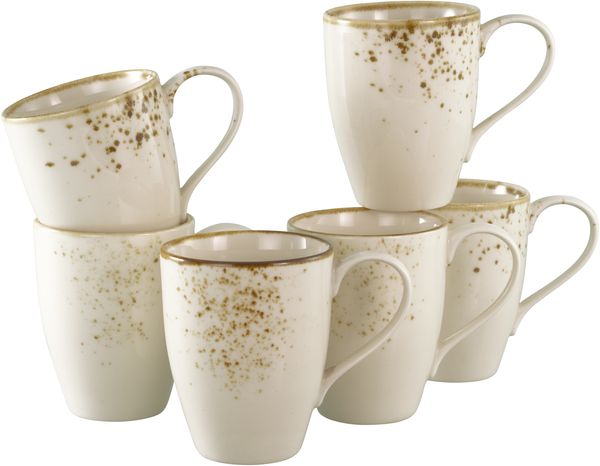 Nature Collection Creme, Kaffeebecher 6-tlg (mo)