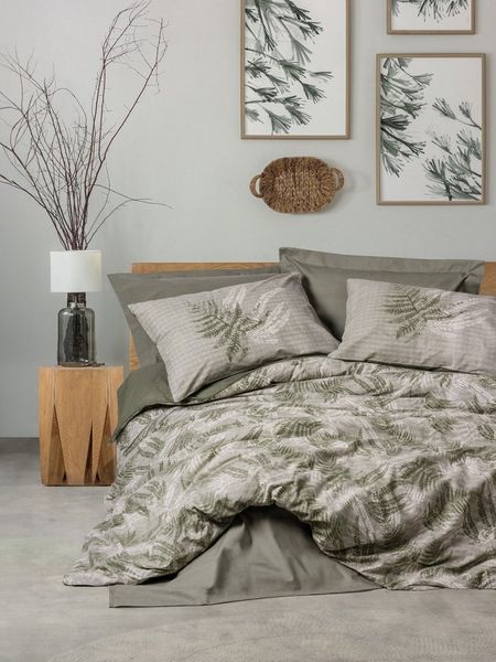 L'Essentiel Maison Bettwäsche Set Frond %100 Baumwolle, In 6 Größen verfügbar, 100% COTTON RANFORCE, 2 teilig, Atmungsaktiv & Biber Bettwäsche-Set