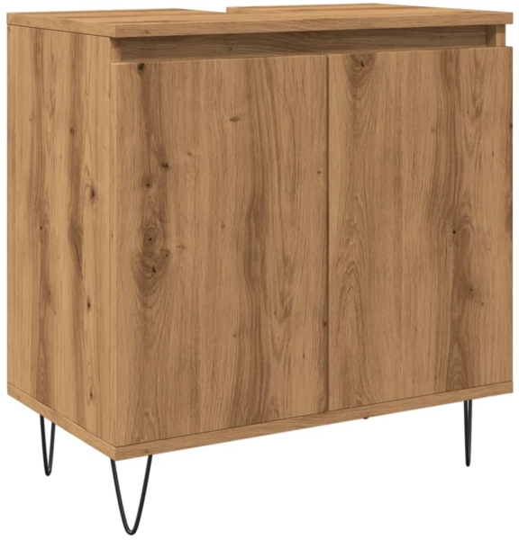 Badschrank Artisan-Eiche 58 x 33 x 60 cm Holzwerkstoff