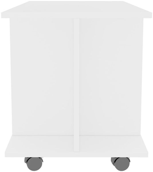 vidaXL TV-Schrank mit Rollen Weiß 80x40x45 cm Holzwerkstoff 800189 Bild 5