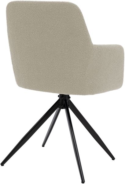 CLP Esszimmerstuhl Olema Teddystoff 180 Grad Schwenkmechanismus bis 150 kg belastbar,taupe Bild 6