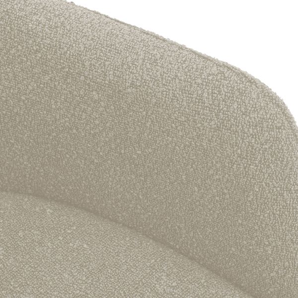 CLP Esszimmerstuhl Olema Teddystoff 180 Grad Schwenkmechanismus bis 150 kg belastbar,taupe Bild 7