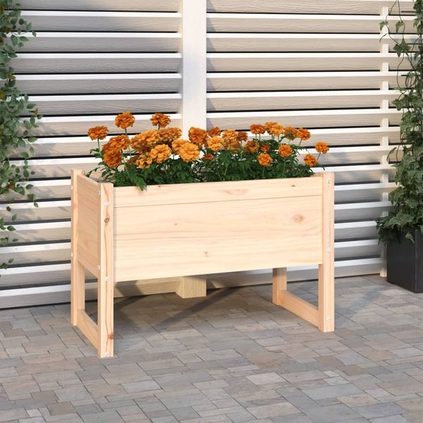 vidaXL Pflanzkübel 78x40x52 cm Massivholz Kiefer 822117