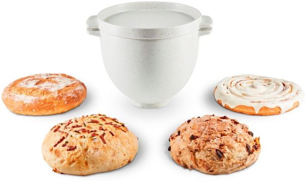 KitchenAid Brotbackrhrschssel 4,7l wei