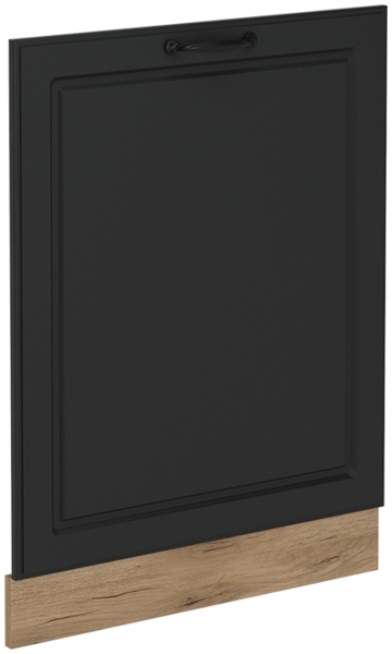 Geschirrspülblende R-Line Anthrazit Landhaus 60 cm ohne Arbeitsplatte Vicco