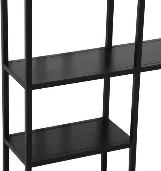 Wandregal Jämijärvi mit 5 Ablagen Schwarz, matt [en. casa] Bild 6