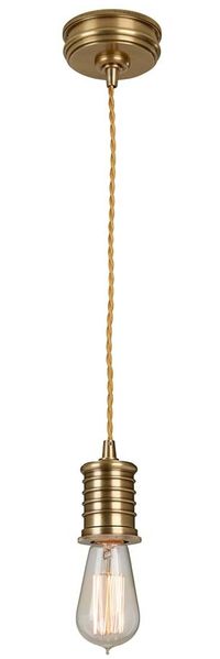 Pendellampe, Deckenleuchte, Messing, D 10cm