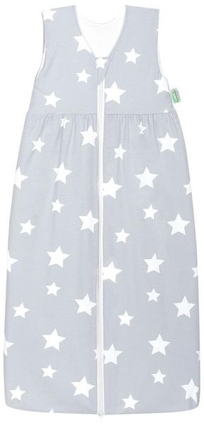 Odenwälder 1396 Jersey-Schlafsack Anni White Stars Light Silver