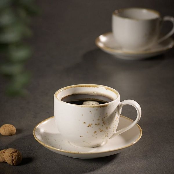 vivo Villeroy & Boch Group Untertasse Stone Ware White Mokkauntertasse