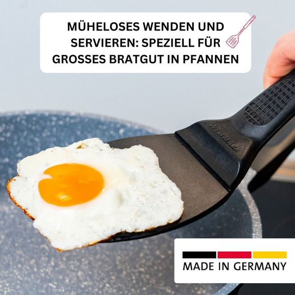 WESTMARK Pfannenwender 2 Stk, mit breiter Laffe für großes Bratgut, Länge: 29 cm, Kunststoff