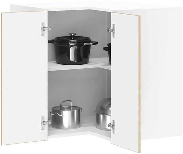 vidaXL Küchen-Eckhängeschrank Lucca Sonoma-Eiche Holzwerkstoff 853860