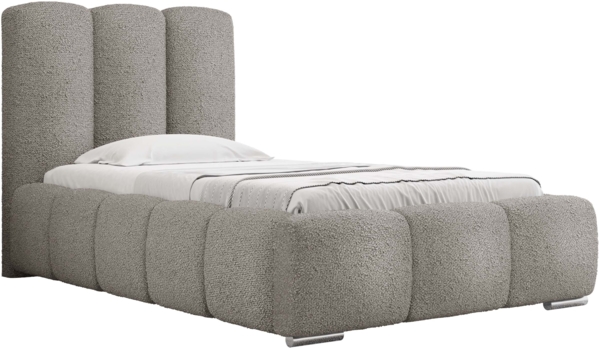 Polsterbett Widoni Boucle 90 (Farbe: Abriamo 07, Größe: 90x200)