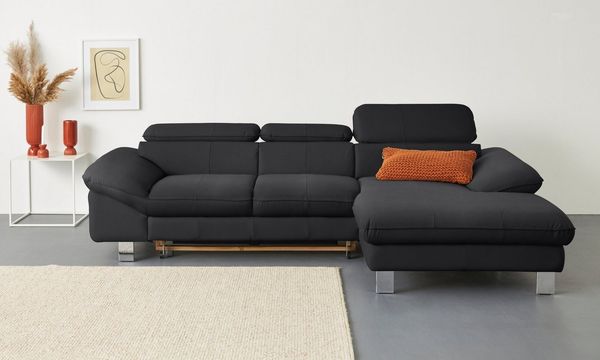 COTTA Ecksofa Driver L-Form, mit Kopfteilverstellung, wahlweise mit Bettfunktion & Bettkasten