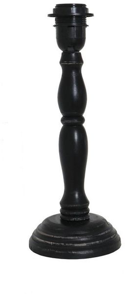 Grafelstein Tischleuchte Lampenfuß BLACK schwarz antik verziert Farmhouse Landhausstil E27
