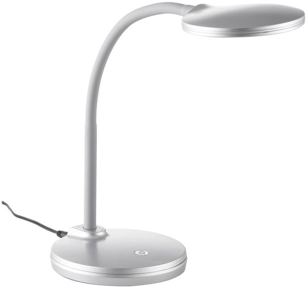 LED Nachttischlampe Schreibtischlampe mit Touch silber 52290102