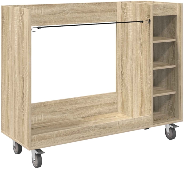 vidaXL Golf Schrank Mit Rad Uni Sonoma-Eiche 120 x 45 x 98 cm 899473