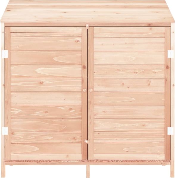 vidaXL Geräteschuppen 102x52x112 cm Massivholz Tanne 152182 Bild 3