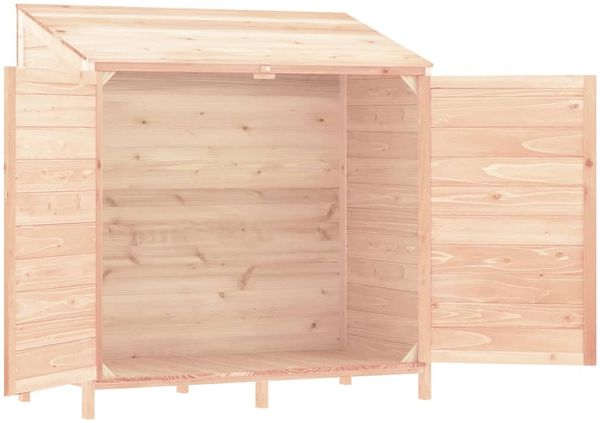 vidaXL Geräteschuppen 102x52x112 cm Massivholz Tanne 152182 Bild 4