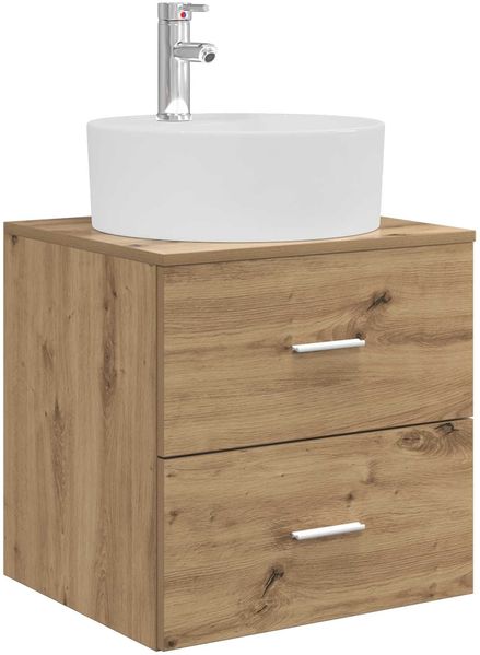 vidaXL Wandmontierte Waschtisch Artisan-Eiche 49,5 x 44,5 x 65 cm 890301