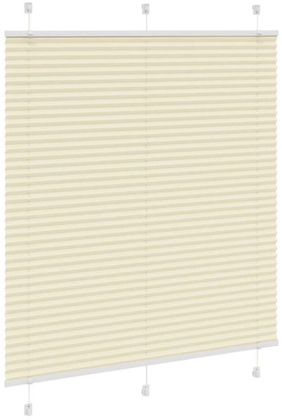 vidaXL Plissee Creme 115x100 cm Stoffbreite 114,4 cm Polyester 4015282 Bild 3