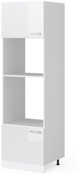 Mikrowellenschrank R-Line Weiß Hochglanz 60 cm Vicco