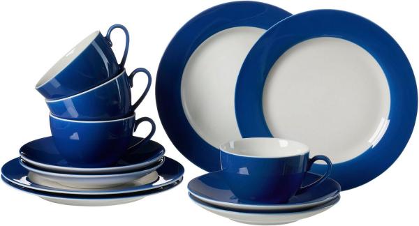 Ritzenhoff & Breker DOPPIO Kaffeeservice 12-teilig Indigo Blau