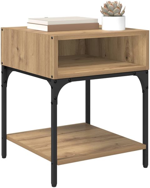 vidaXL Nachttisch Artisan-Eiche 40 x 40 x 50 cm Holzwerkstoff 881814 Bild 3