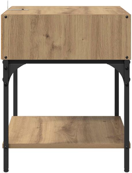 vidaXL Nachttisch Artisan-Eiche 40 x 40 x 50 cm Holzwerkstoff 881814 Bild 6