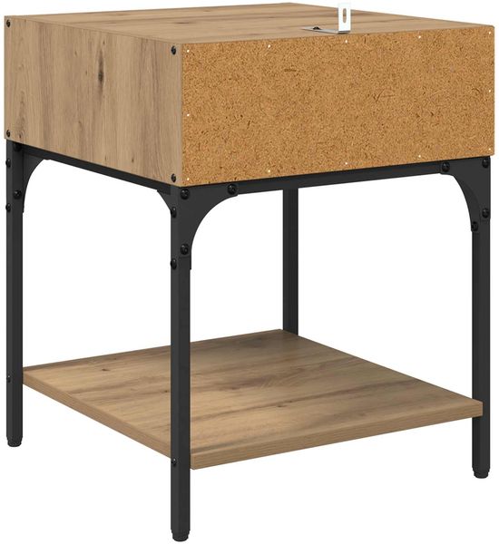 vidaXL Nachttisch Artisan-Eiche 40 x 40 x 50 cm Holzwerkstoff 881814 Bild 7